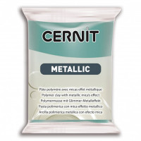 Cernit 7724713-00007 Пластика полимерная запекаемая 'Cernit METALLIC' 56 гр. CE0870056  (054 тюркиз золото) 