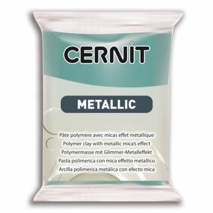 Пластика полимерная запекаемая 'Cernit METALLIC' 56 гр. CE0870056  (054 тюркиз золото) (арт. 7724713-00007)