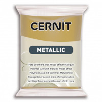 Cernit 7724713-00008 Пластика полимерная запекаемая 'Cernit METALLIC' 56 гр. CE0870056  (055 античное золото) 