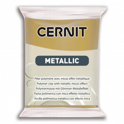 Пластика полимерная запекаемая 'Cernit METALLIC' 56 гр. CE0870056  (055 античное золото) (арт. 7724713-00008)