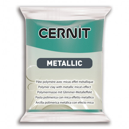 Пластика полимерная запекаемая 'Cernit METALLIC' 56 гр. CE0870056  (676 бирюзовый) (арт. 7724713-00020)