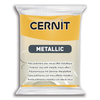Cernit 7724713-00021 Пластика полимерная запекаемая 'Cernit METALLIC' 56 гр. CE0870056  (700 желтый) 