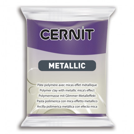 Пластика полимерная запекаемая 'Cernit METALLIC' 56 гр. CE0870056  (900 фиолетовый) (арт. 7724713-00022)