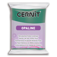 Cernit 7724714-00007 Пластика полимерная запекаемая 'Cernit OPALINE' 56 гр. CE0880056  (637 селадоновый зеленый) 