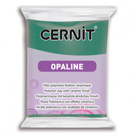 Пластика полимерная запекаемая 'Cernit OPALINE' 56 гр. CE0880056  (637 селадоновый зеленый) (арт. 7724714-00007)