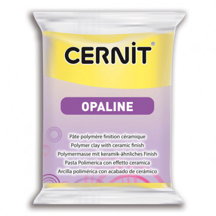 Пластика полимерная запекаемая 'Cernit OPALINE' 56 гр. CE0880056  (717 первичный желтый) (арт. 7724714-00009)