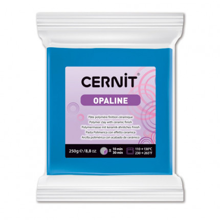 CE0880250 Пластика полимерная запекаемая 'Cernit OPALINE' 250 гр. (261 первичный синий) (арт. 7724715-00001)