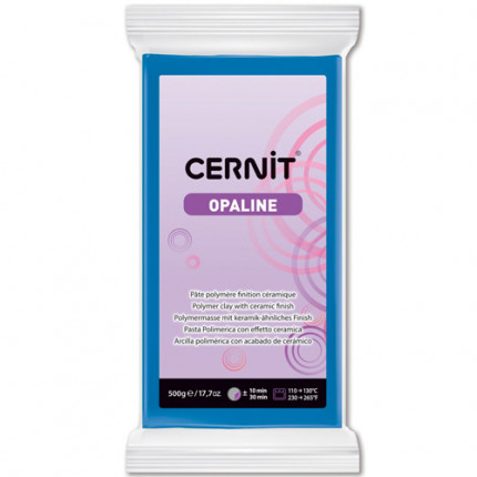 CE0880500 Пластика полимерная запекаемая 'Cernit OPALINE' 500 гр. (261 синий) (арт. 7724716-00003)