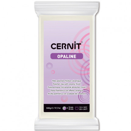 CE0880500 Пластика полимерная запекаемая 'Cernit OPALINE' 500 гр. (010 белый) (арт. 7724716-00004)