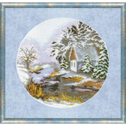 Набор для вышивания 370 Чарiвна Мить Набор для вышивания «Чарівна Мить» 0370 Зимний пейзаж