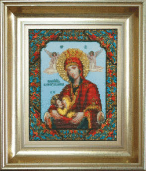 Набор для вышивания «Чарівна Мить» Б-1044 Икона Божьей Матери Млекопитательница,17,3*21,7 см (арт. Б-1044)