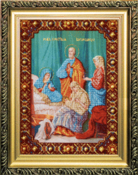Набор для вышивания «Чарівна Мить» Б-1052  Рождество Пресвятой Богородицы 27*36,8 см. (арт. Б-1052)