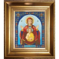 Чаривна Мить Б-1074 Набор для вышивания «Чарівна Мить» Б-1074 Икона Божьей Матери Знамение 