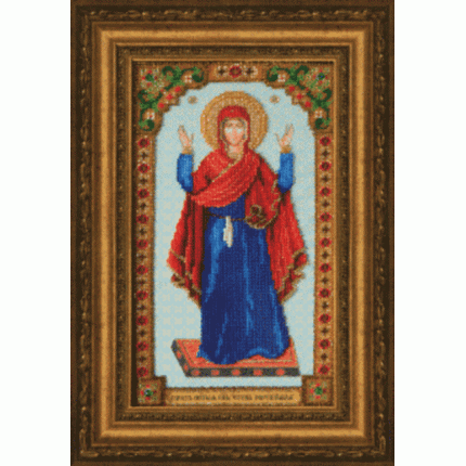 Набор для вышивания «Чарiвна Мить» Б-1228 Икона Божьей Матери Нерушимая стена 17,1*28,9 см. (арт. Б-1228)