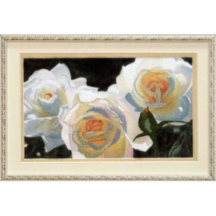 Набор для вышивания РК-035 Белые розы