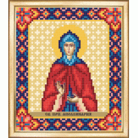 Чаривна Мить СБИ-093 Именная икона Святая Преподобная Аполлинария 