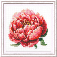 Чудесная игла Красный пион Набор для вышивания «Чудесная игла» 150-009 Красный пион 