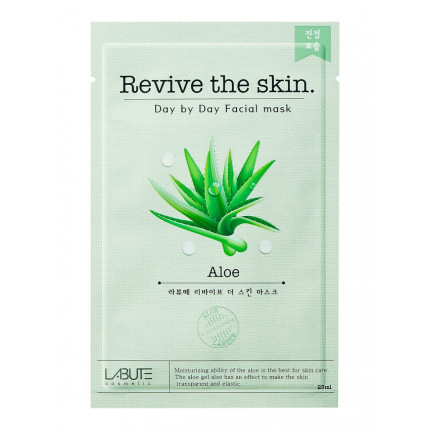 Тканевая маска для лица с экстрактом алоэ "Revive the skin" LABUTE CM107 (арт. CM107)