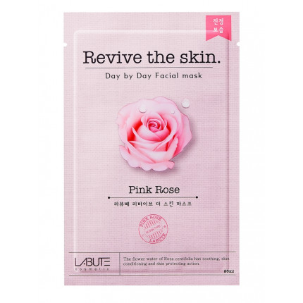 Тканевая маска для лица с экстрактом розы "Revive the skin" LABUTE CM108 (арт. CM108)