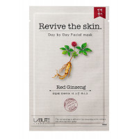COSM CO CM112 Тканевая маска для лица с экстрактом красного женьшеня "Revive the skin" LABUTE CM112 