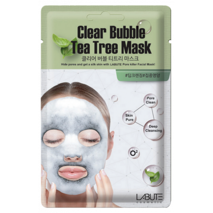 Пенящаяся (пузырьковая) маска для лица «очищающая» с экстрактом зеленого чая LABUTE CM202 (арт. CM202)
