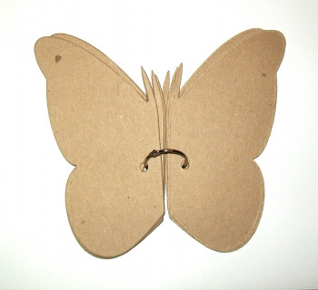 Заготовка из картона для альбома "Бабочка" (арт. 8160008АН)