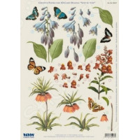 Прочие 82093G Аппликация бумажная  вырубная  для объемных рисунков, 210х297 мм 