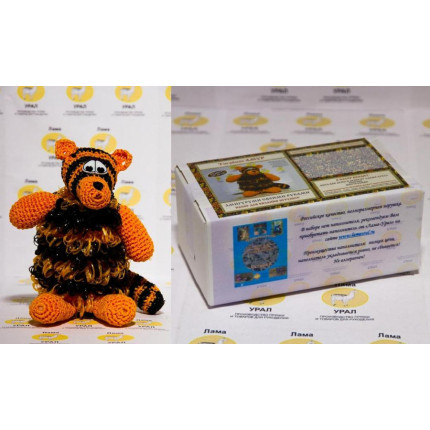 Набор для вязания игрушки "Тигренок Амур"