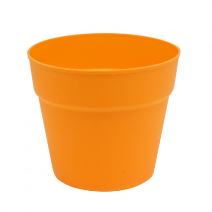 Мини-горшок цветочный пластиковый 3AS-199  (оранжевый) (арт. 7724007)