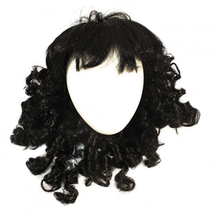 Волосы для кукол (локоны), цвет - черные (арт. 7708433)