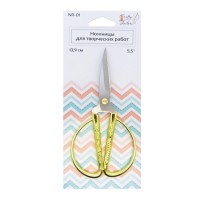 CRAFTY TAILOR Ножницы для творческих работ "Crafty tailor" NR-01, 13,9см (Позолоченные ручки) Ножницы Crafty tailor NR-01 для творческих работ, 13,9 см 