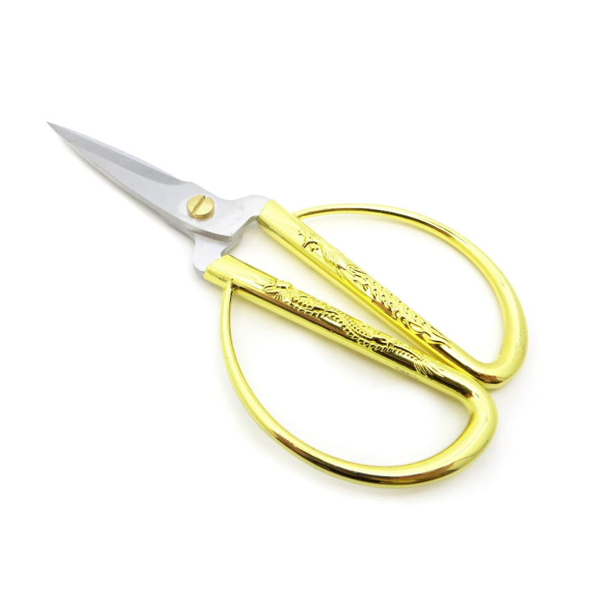 Ножницы для творческих работ "Crafty tailor" NR-01, 13,9см (Позолоченные ручки) (арт. NR-01)
