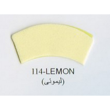 Фоамиран иранский ЭВА арт.114(4) лист 60х70см, цвет лимон (арт. 114)