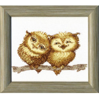 Crystal Art Набор для вышивания Crystal Art® ВТ-0059 Маленькие совушки Набор для вышивания Crystal Art® ВТ-0059 Маленькие совушки 