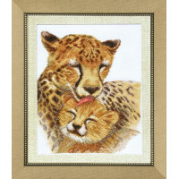 Crystal Art Набор для вышивания Crystal Art® ВТ-0068 Семья гепардов Набор для вышивания Crystal Art® ВТ-0068 Семья гепардов 