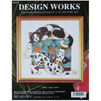 Design Works 9411 9411 Комплект для вышивания "Инь и янь"35,5*35,5 см 