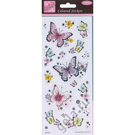Набор объемных наклеек "Великолепные бабочки" (арт. ANT8041004)