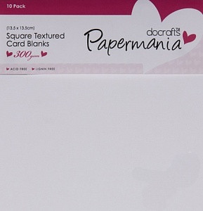 Набор заготовок для открыток с конвертами текстур., белый (арт. PMA150205)