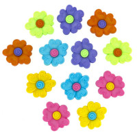 Dress It Up 2242_1 Набор декоративных пуговиц «Dress It Up» 2242 Цветы 2 