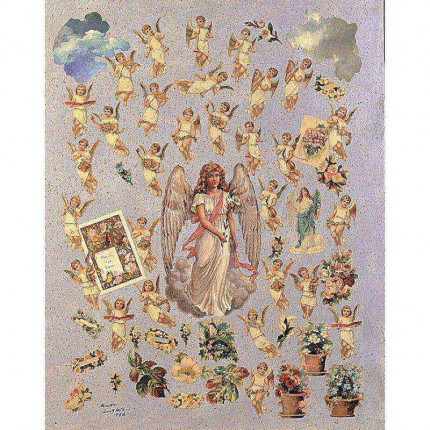 Декупажная карта NS014 Angels & Cherubs/Ангелы и Херувимы (арт. 14)