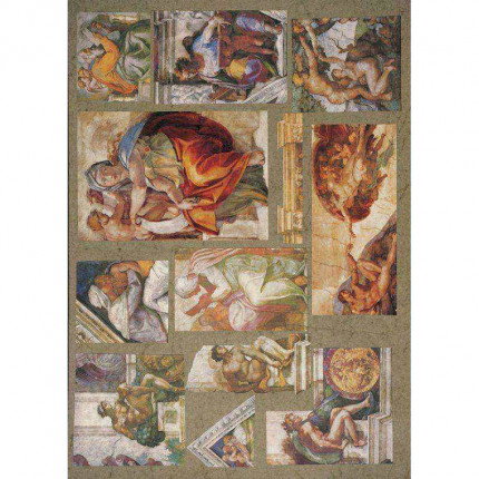 Декупажная карта "Michelangelo" (арт. A4-078)