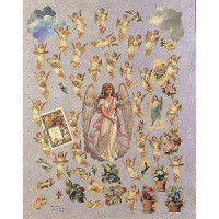 Finmark NS014 Angels & Cherubs/Ангелы и Херувимы Декупажная карта NS014 Angels & Cherubs/Ангелы и Херувимы 
