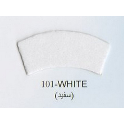 Фоамиран иранский ЭВА, цвет белый (арт. 101(1))