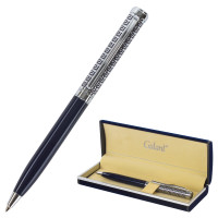 GALANT 140961 Ручка подарочная шариковая GALANT "Empire Blue", корпус синий с серебристым, хромированные детали, пишущий узел 0,7 мм, синяя, 140961 