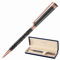 GALANT 141664 Ручка подарочная шариковая GALANT "Vitznau", корпус серый, золотистые детали, пишущий узел 0,7 мм, синяя, 141664 