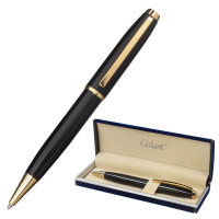 GALANT 143500 Ручка подарочная шариковая GALANT "ABRIS", корпус черный, золотистые детали, узел 0,7 мм, синяя, 143500 