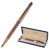 GALANT 143510 Ручка подарочная шариковая GALANT "DECORO", корпус розовое золото, детали оружейный металл, узел 0,7 мм, синяя, 143510 