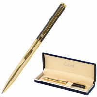 GALANT 143522 Ручка подарочная шариковая GALANT "ALLUSION", корпус черный/золотой, детали золотистые, узел 0,7 мм, синяя, 143522 