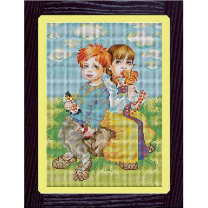 Набор для вышивания 304 Набор для вышивания "Galla Collection" Л 304 "Дети" 21 х 30 см
