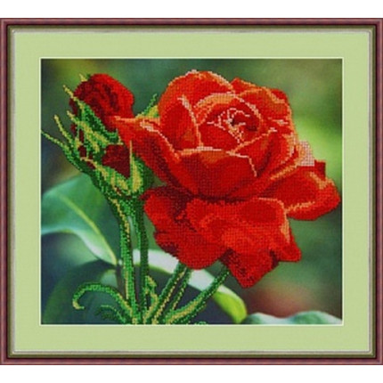 Набор для вышивания Л 312 Красная роза